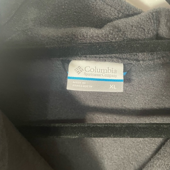 Men’s Columbia Gray Fleece Vest XL - Picture 2 of 2